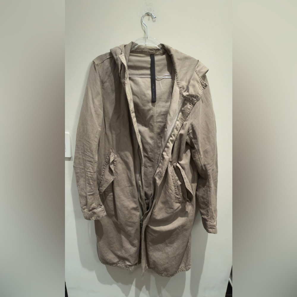 Poeme Bohemian - Trench Coat Parka Taupe One Size Designer Women’s